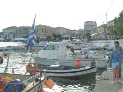 View of Agios Nikoloas harbour, Peleponnese